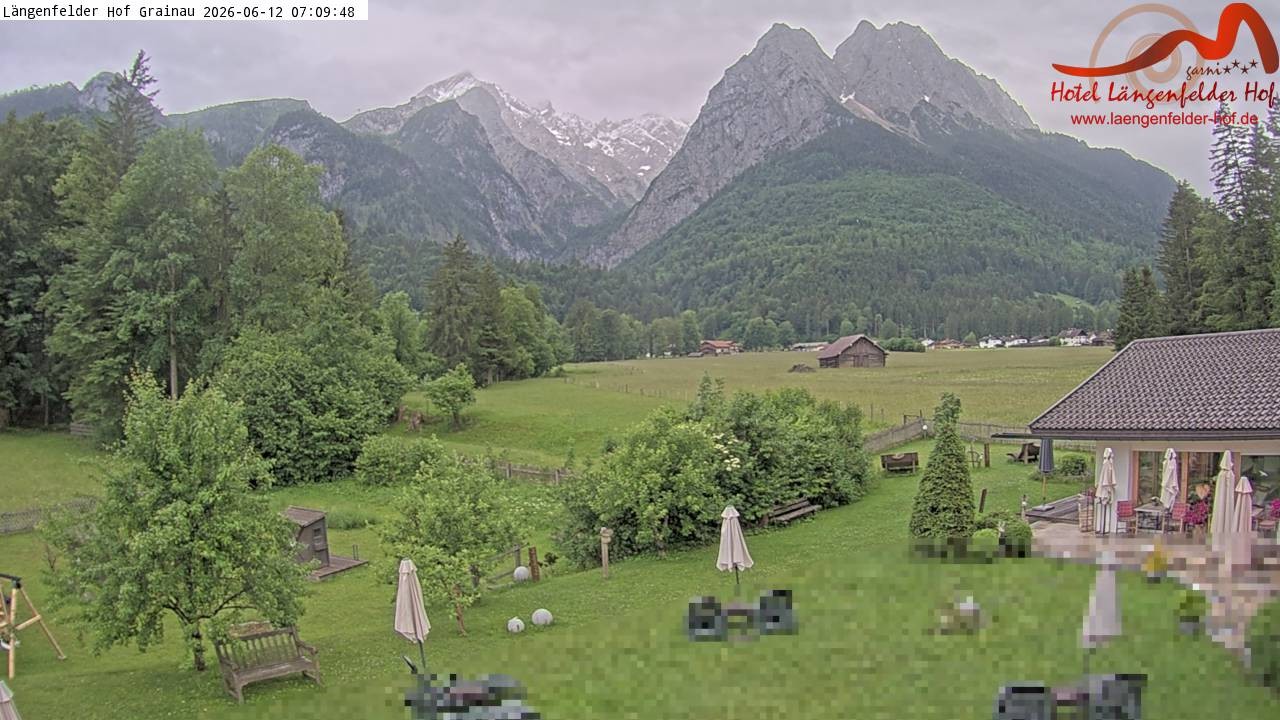 Archiv Foto Webcam Zugspitzdorf Grainau: Längenfelder Hof