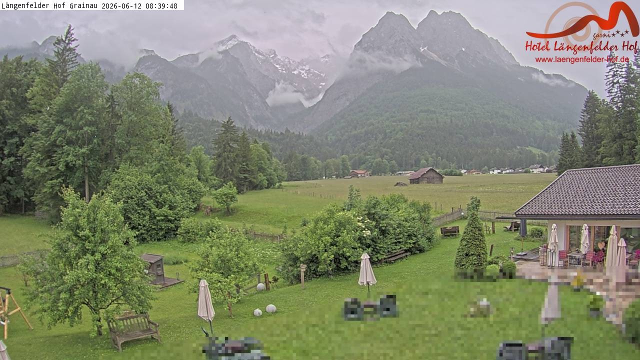 Archiv Foto Webcam Zugspitzdorf Grainau: Längenfelder Hof