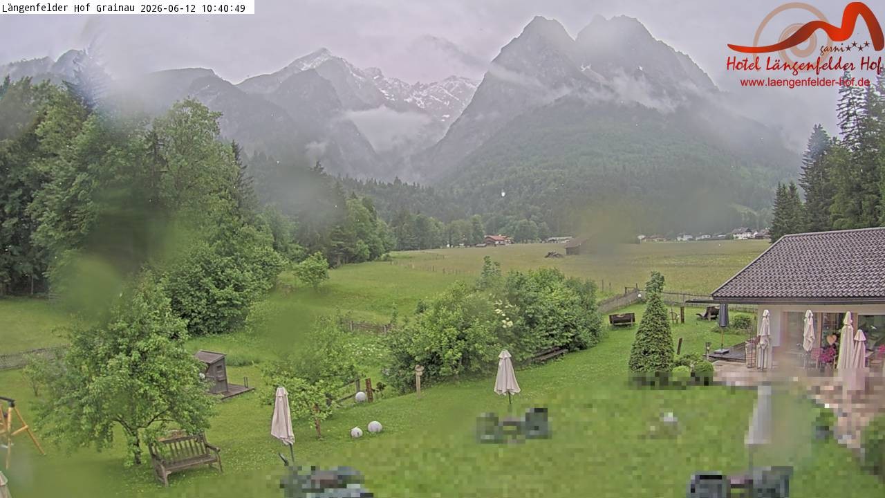 Archiv Foto Webcam Zugspitzdorf Grainau: Längenfelder Hof