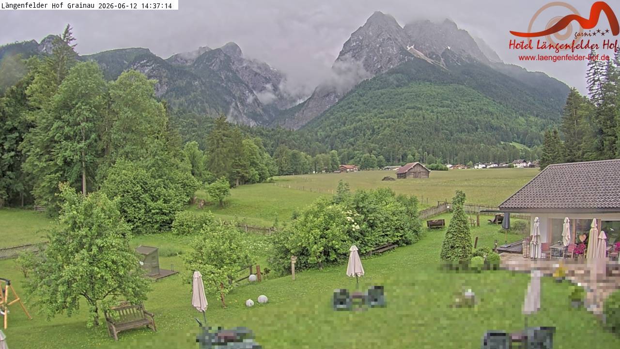 Archiv Foto Webcam Zugspitzdorf Grainau: Längenfelder Hof