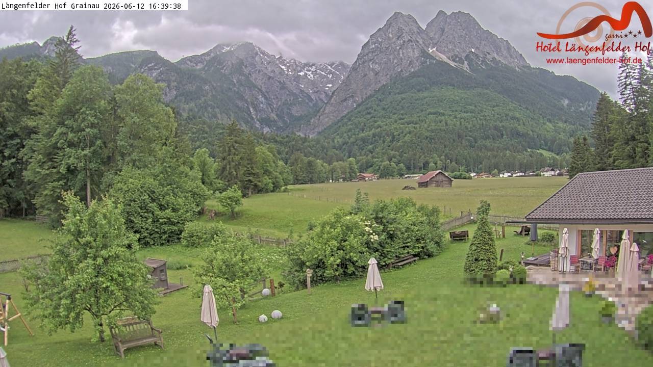Archiv Foto Webcam Zugspitzdorf Grainau: Längenfelder Hof