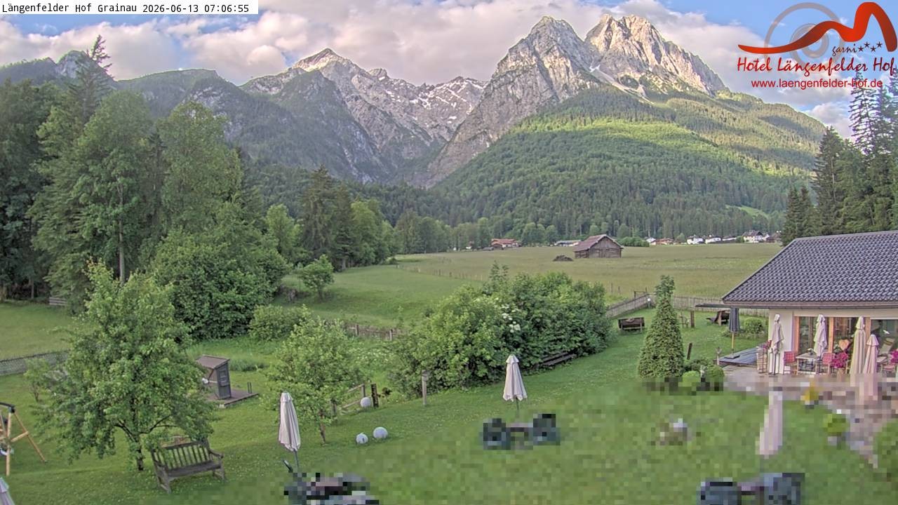 Archiv Foto Webcam Zugspitzdorf Grainau: Längenfelder Hof