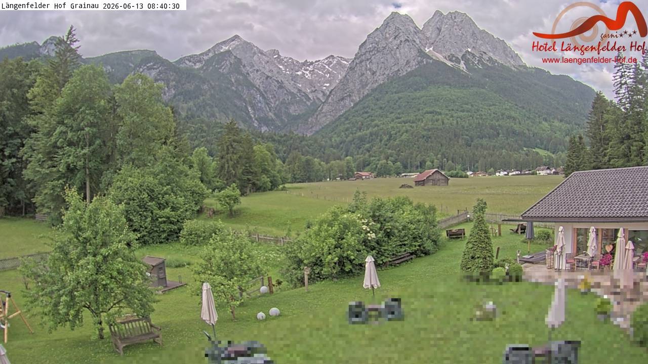 Archiv Foto Webcam Zugspitzdorf Grainau: Längenfelder Hof