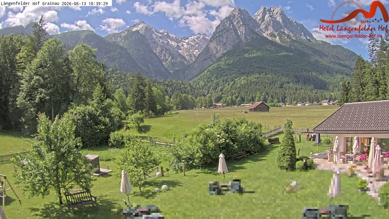 Archiv Foto Webcam Zugspitzdorf Grainau: Längenfelder Hof
