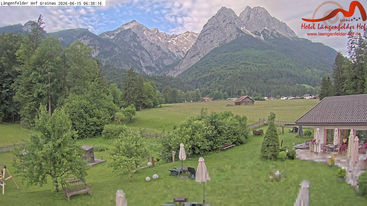 Archiv Foto Webcam Zugspitzdorf Grainau: Längenfelder Hof