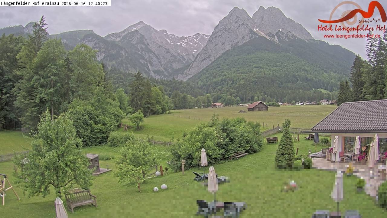 Archiv Foto Webcam Zugspitzdorf Grainau: Längenfelder Hof