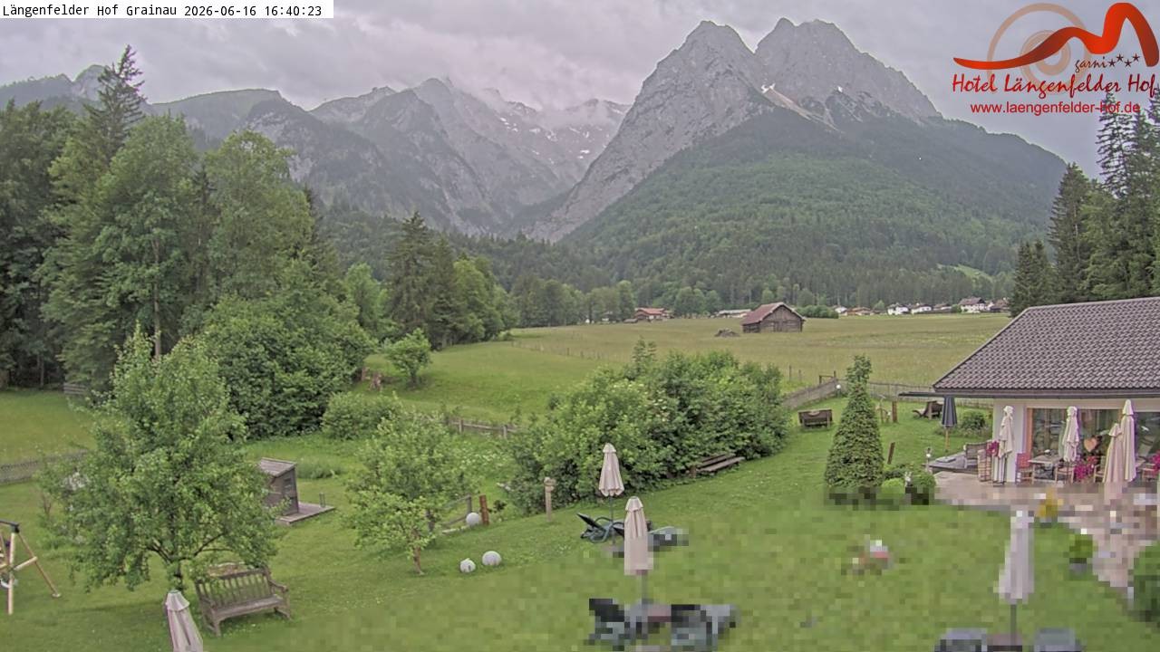 Archiv Foto Webcam Zugspitzdorf Grainau: Längenfelder Hof