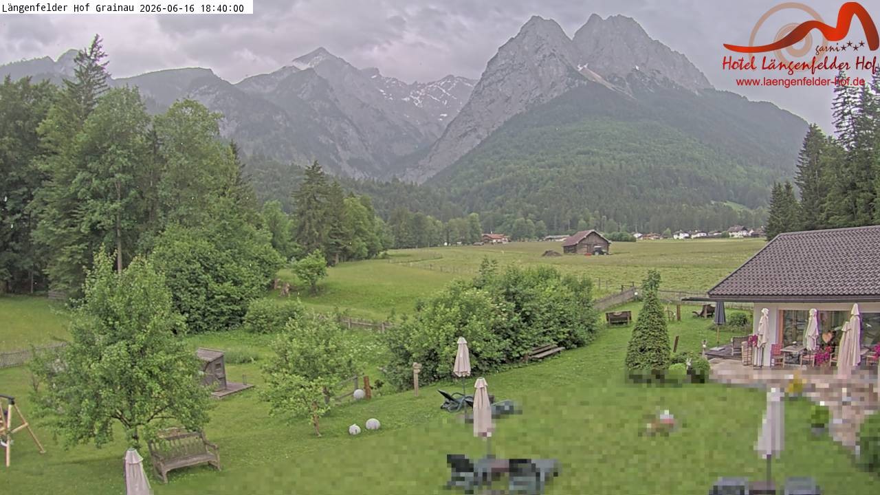Archiv Foto Webcam Zugspitzdorf Grainau: Längenfelder Hof