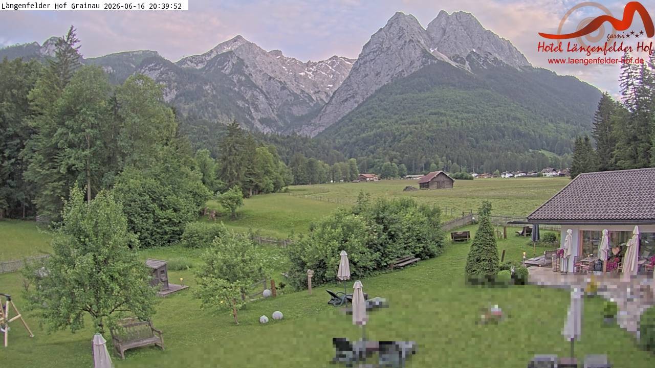 Archiv Foto Webcam Zugspitzdorf Grainau: Längenfelder Hof
