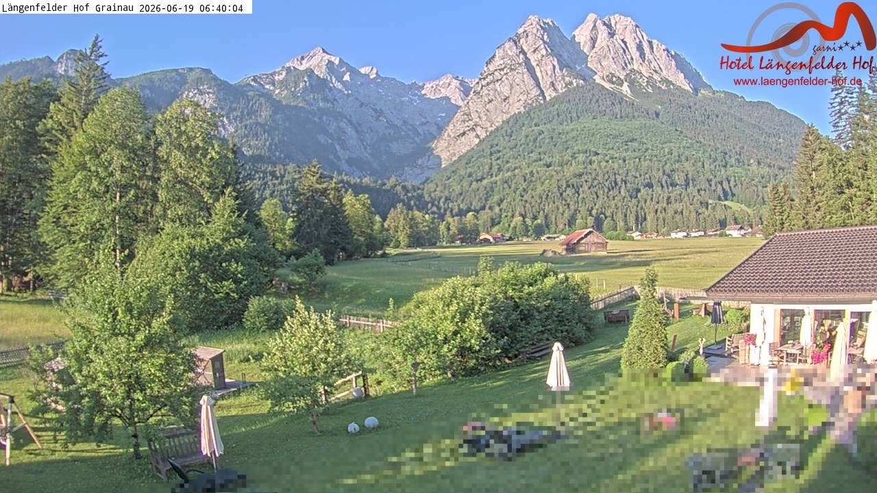 Archiv Foto Webcam Zugspitzdorf Grainau: Längenfelder Hof