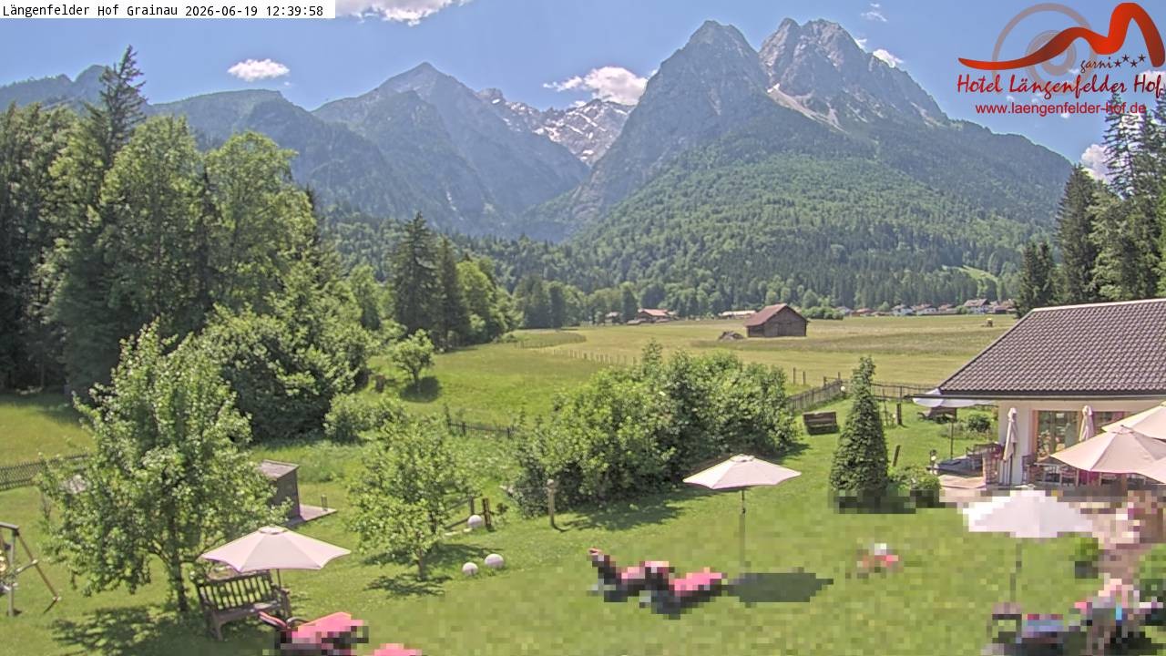 Archiv Foto Webcam Zugspitzdorf Grainau: Längenfelder Hof