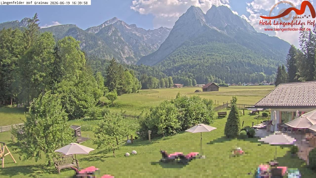 Archiv Foto Webcam Zugspitzdorf Grainau: Längenfelder Hof