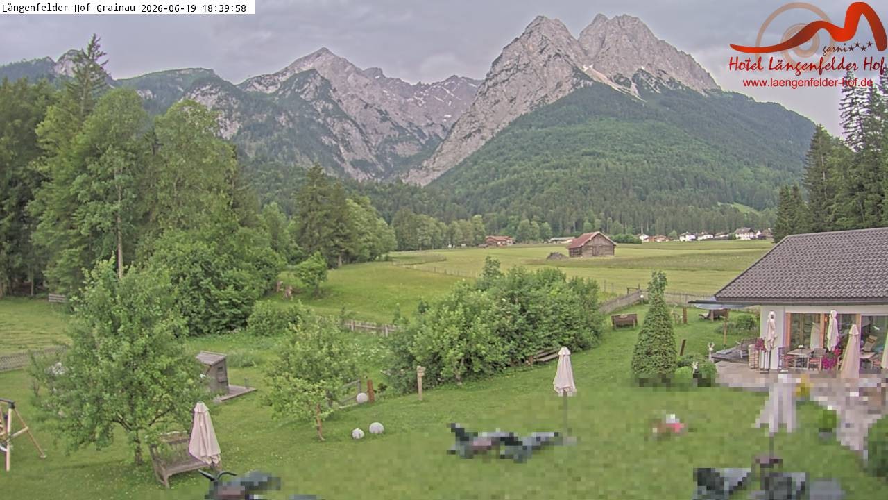 Archiv Foto Webcam Zugspitzdorf Grainau: Längenfelder Hof