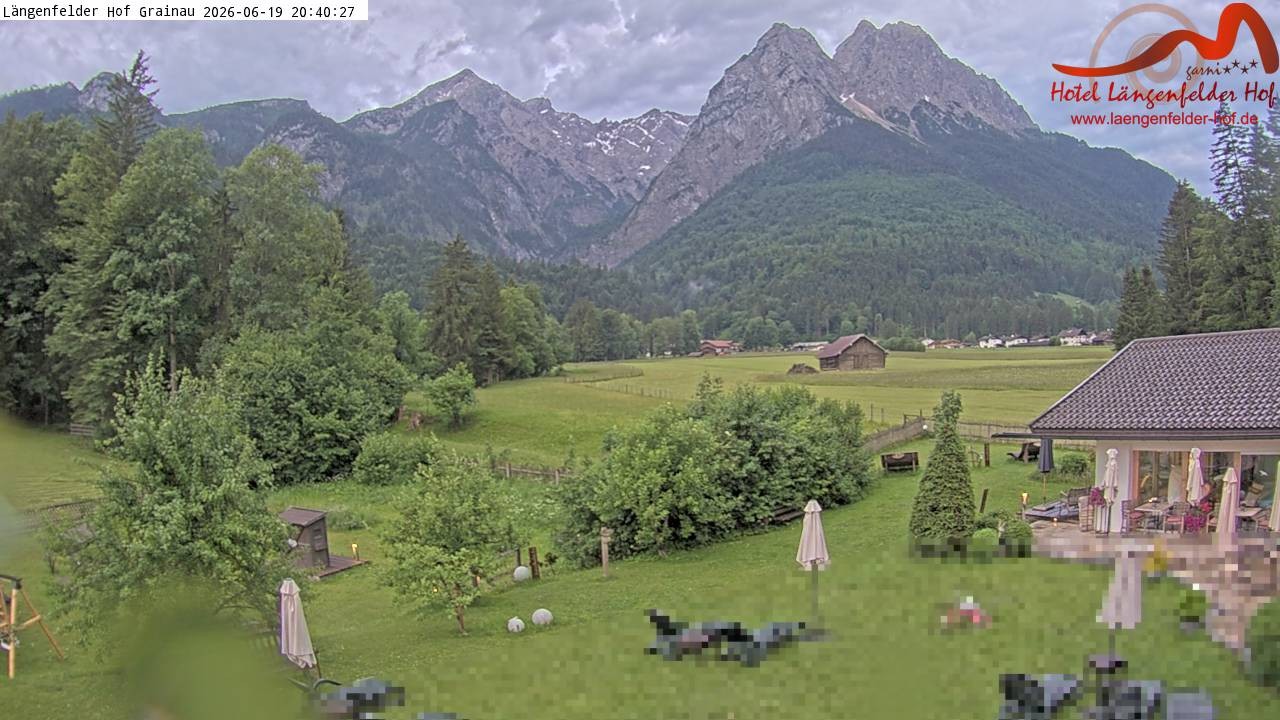 Archiv Foto Webcam Zugspitzdorf Grainau: Längenfelder Hof