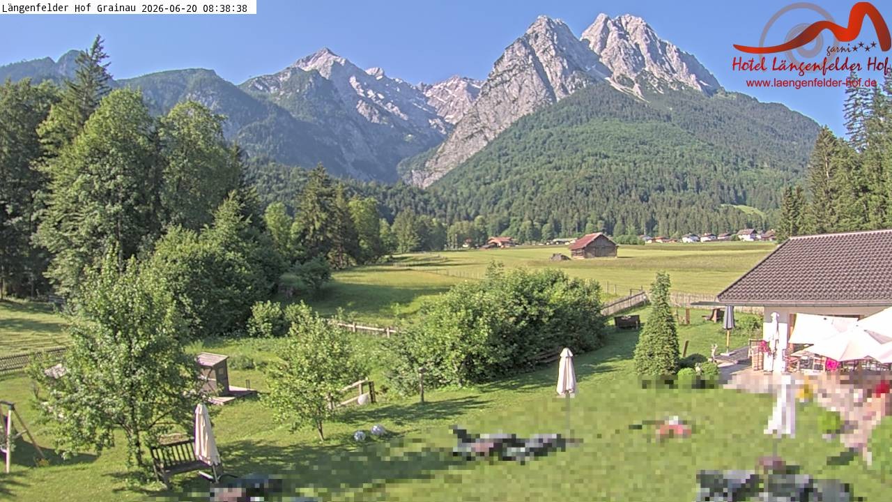 Archiv Foto Webcam Zugspitzdorf Grainau: Längenfelder Hof