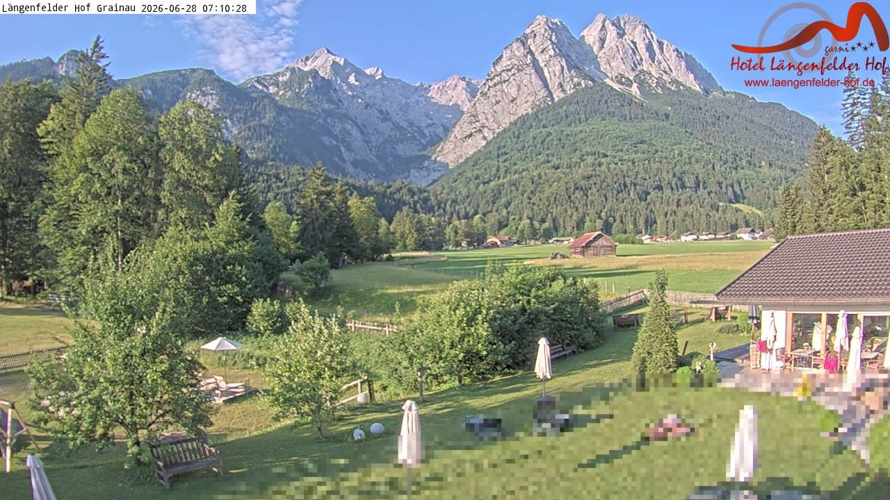 Archiv Foto Webcam Zugspitzdorf Grainau: Längenfelder Hof