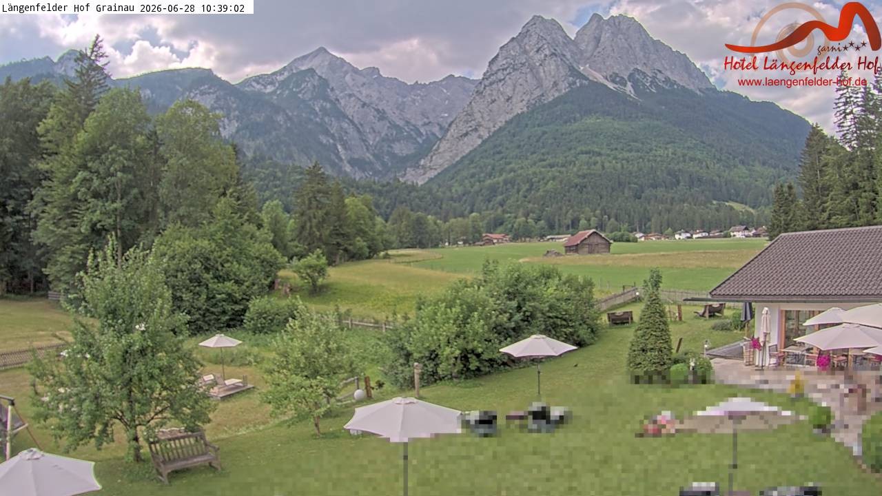 Archiv Foto Webcam Zugspitzdorf Grainau: Längenfelder Hof