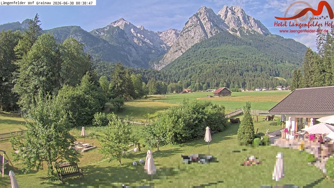 Archiv Foto Webcam Zugspitzdorf Grainau: Längenfelder Hof