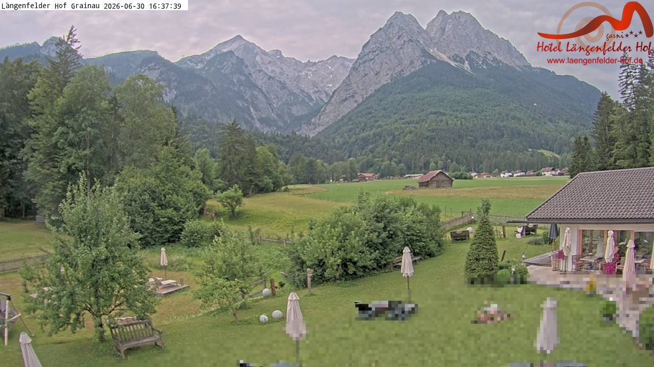Archiv Foto Webcam Zugspitzdorf Grainau: Längenfelder Hof
