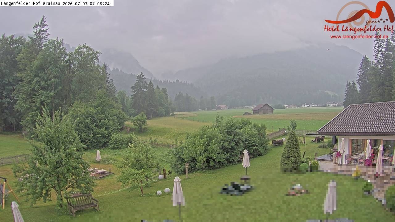 Archiv Foto Webcam Zugspitzdorf Grainau: Längenfelder Hof