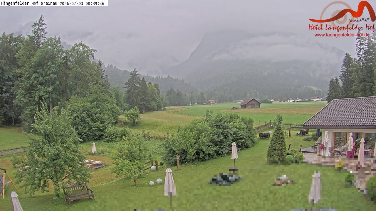 Archiv Foto Webcam Zugspitzdorf Grainau: Längenfelder Hof