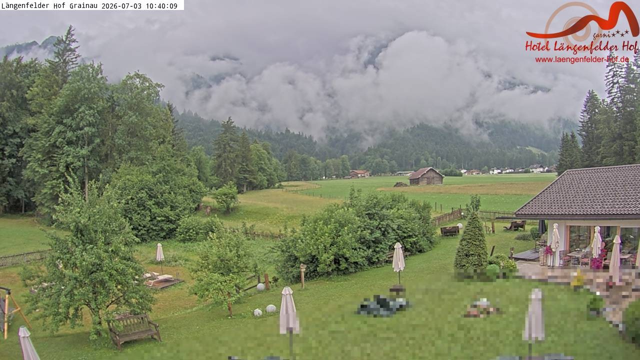 Archiv Foto Webcam Zugspitzdorf Grainau: Längenfelder Hof