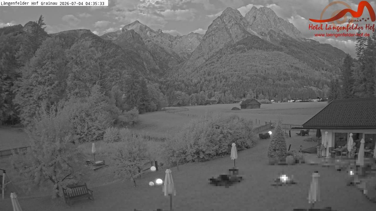 Archiv Foto Webcam Zugspitzdorf Grainau: Längenfelder Hof