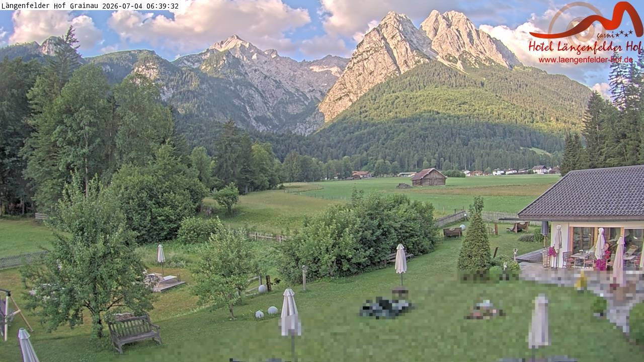 Archiv Foto Webcam Zugspitzdorf Grainau: Längenfelder Hof