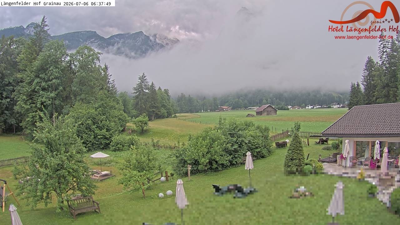 Archiv Foto Webcam Zugspitzdorf Grainau: Längenfelder Hof