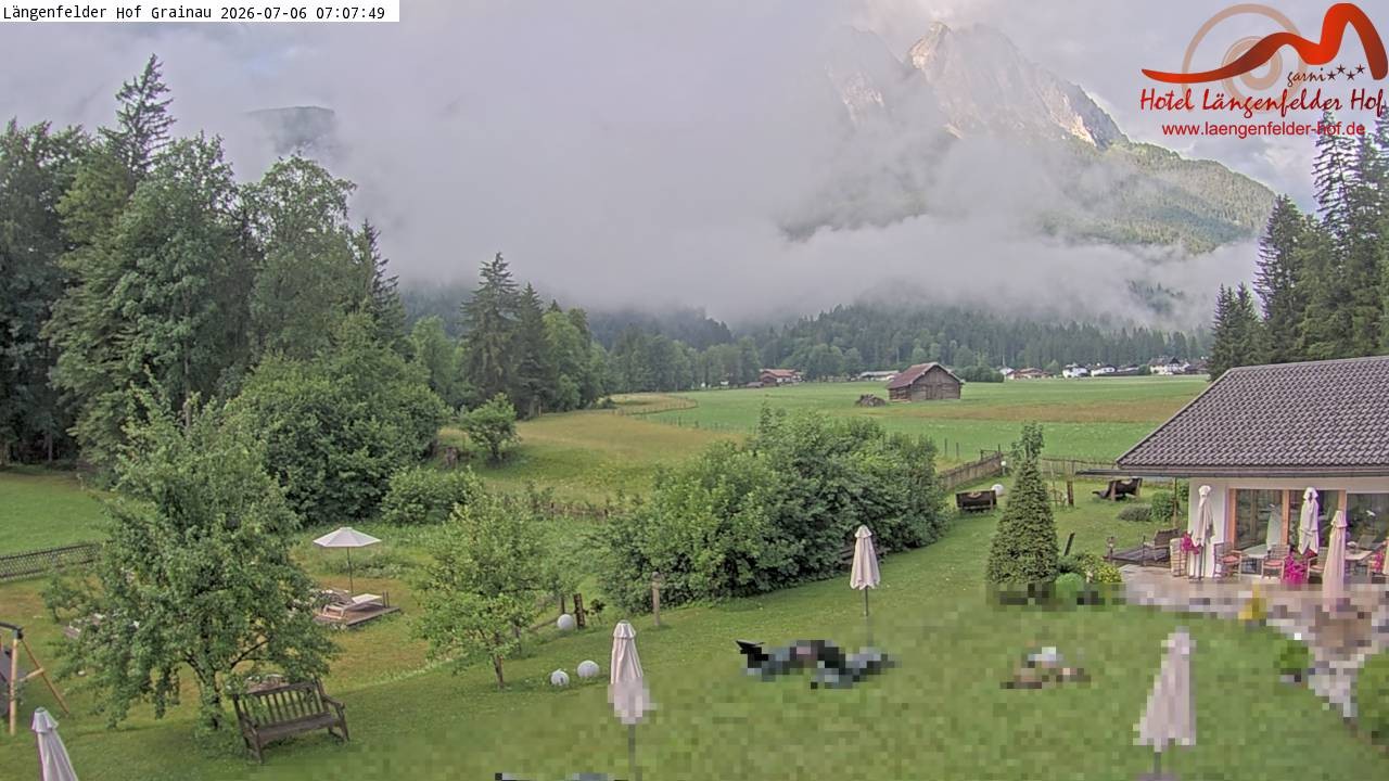Archiv Foto Webcam Zugspitzdorf Grainau: Längenfelder Hof