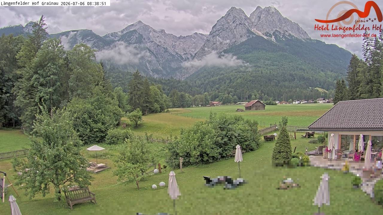 Archiv Foto Webcam Zugspitzdorf Grainau: Längenfelder Hof