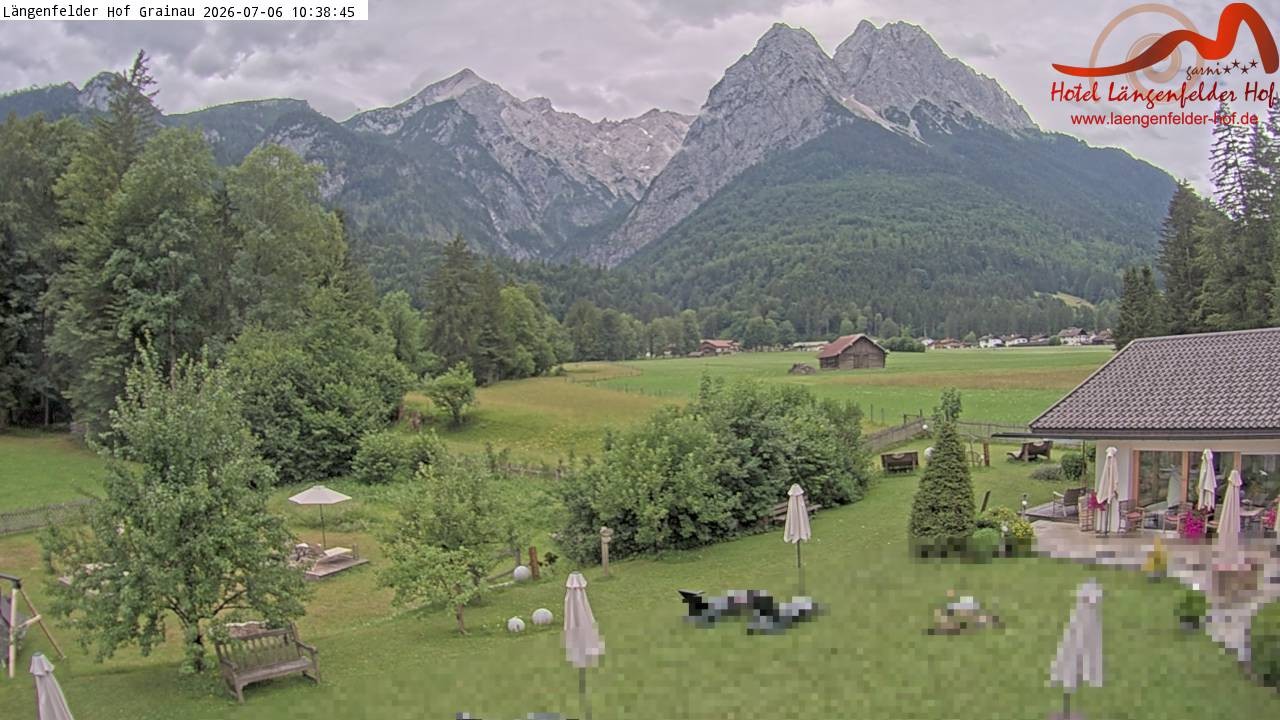 Archiv Foto Webcam Zugspitzdorf Grainau: Längenfelder Hof