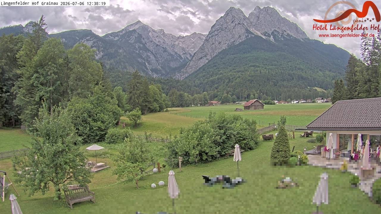 Archiv Foto Webcam Zugspitzdorf Grainau: Längenfelder Hof