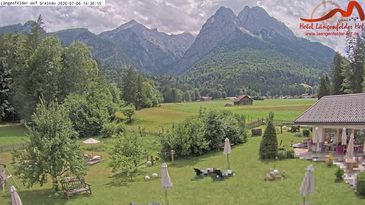 Archiv Foto Webcam Zugspitzdorf Grainau: Längenfelder Hof