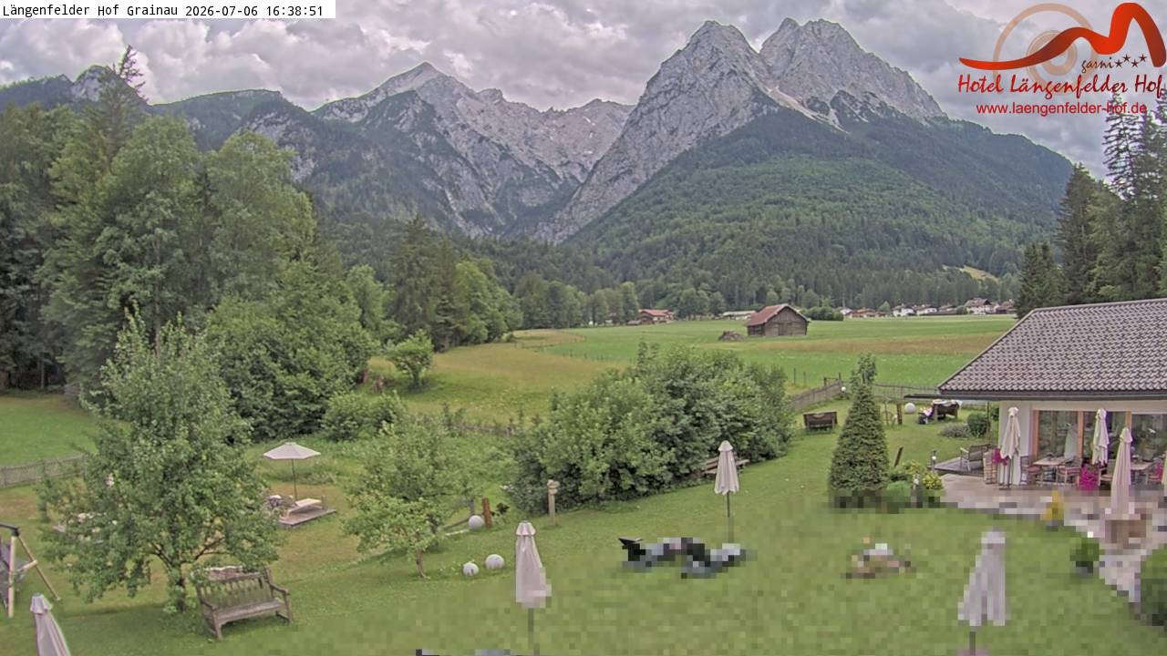 Archiv Foto Webcam Zugspitzdorf Grainau: Längenfelder Hof