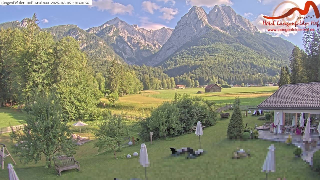 Archiv Foto Webcam Zugspitzdorf Grainau: Längenfelder Hof