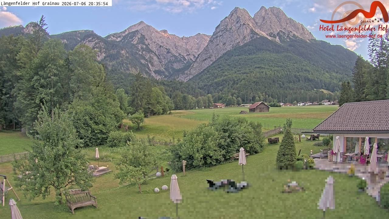 Archiv Foto Webcam Zugspitzdorf Grainau: Längenfelder Hof