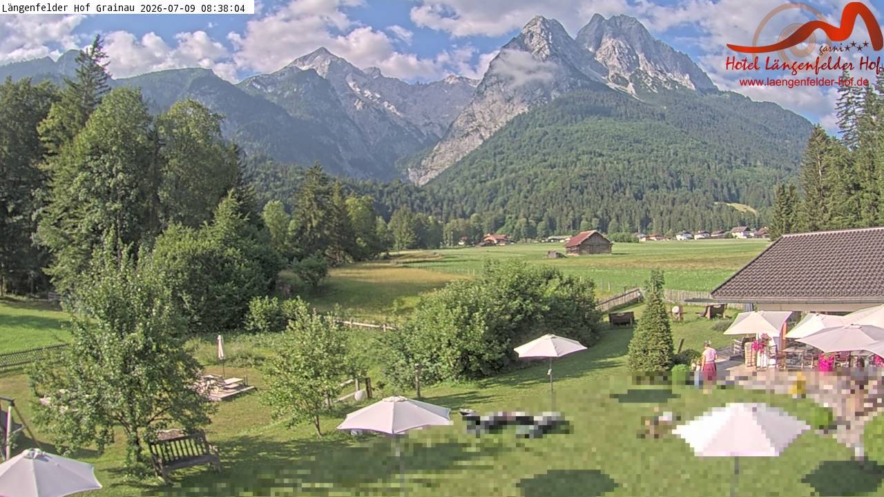 Archiv Foto Webcam Zugspitzdorf Grainau: Längenfelder Hof