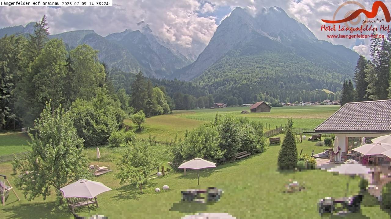 Archiv Foto Webcam Zugspitzdorf Grainau: Längenfelder Hof