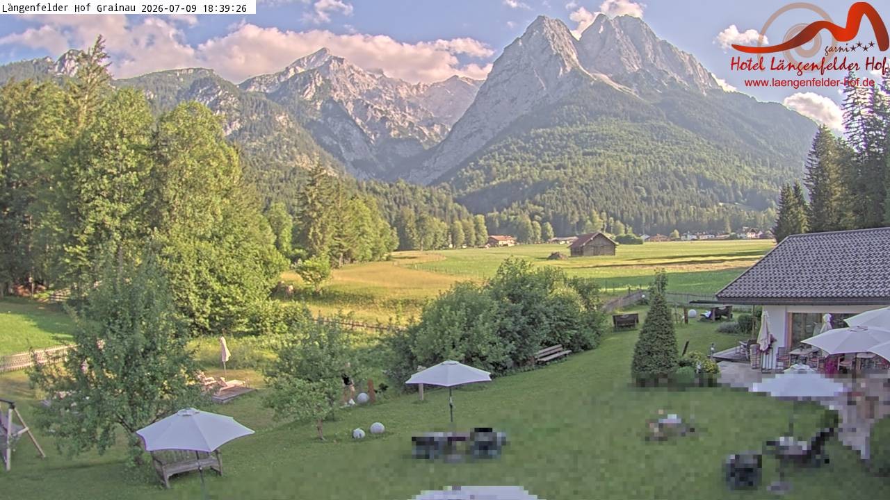 Archiv Foto Webcam Zugspitzdorf Grainau: Längenfelder Hof