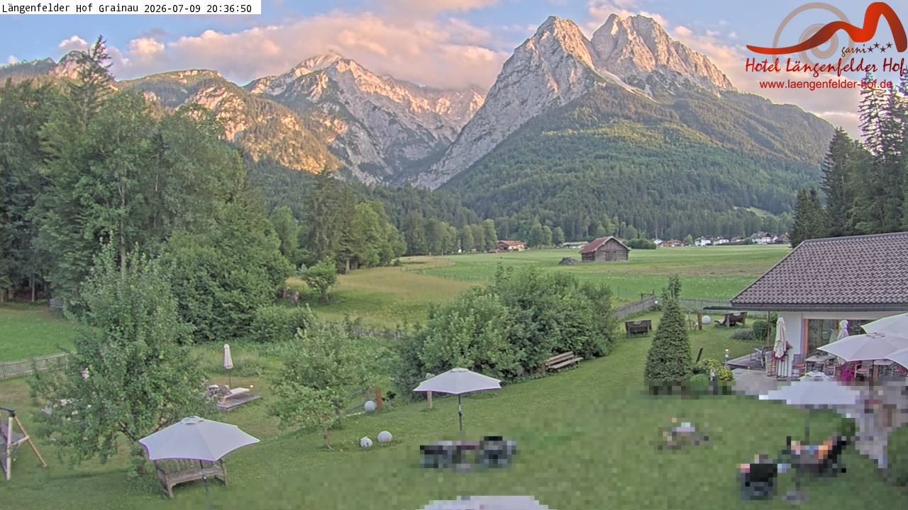 Archiv Foto Webcam Zugspitzdorf Grainau: Längenfelder Hof