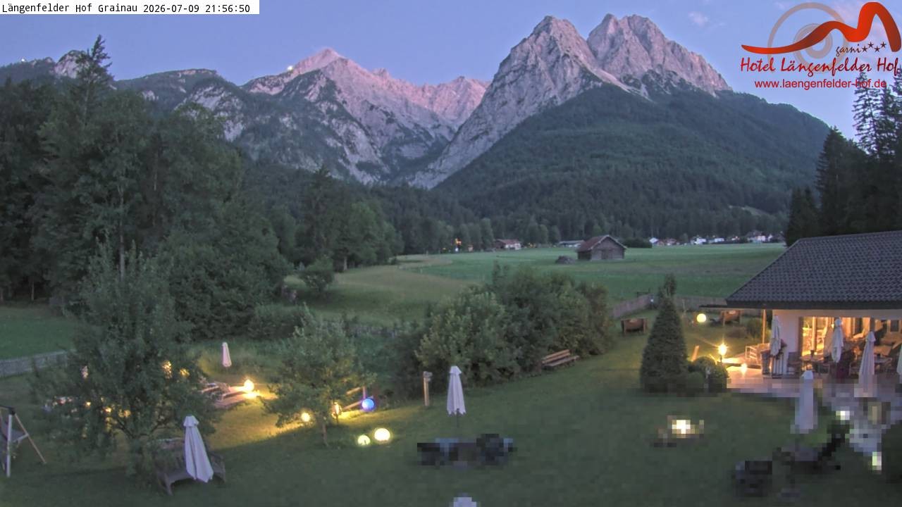 Archiv Foto Webcam Zugspitzdorf Grainau: Längenfelder Hof