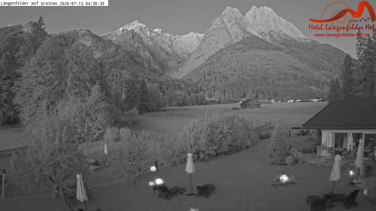 Archiv Foto Webcam Zugspitzdorf Grainau: Längenfelder Hof