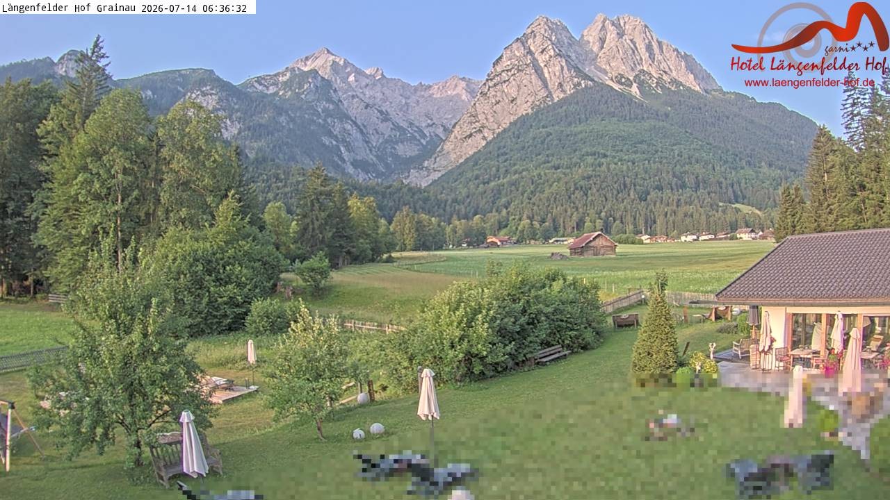 Archiv Foto Webcam Zugspitzdorf Grainau: Längenfelder Hof