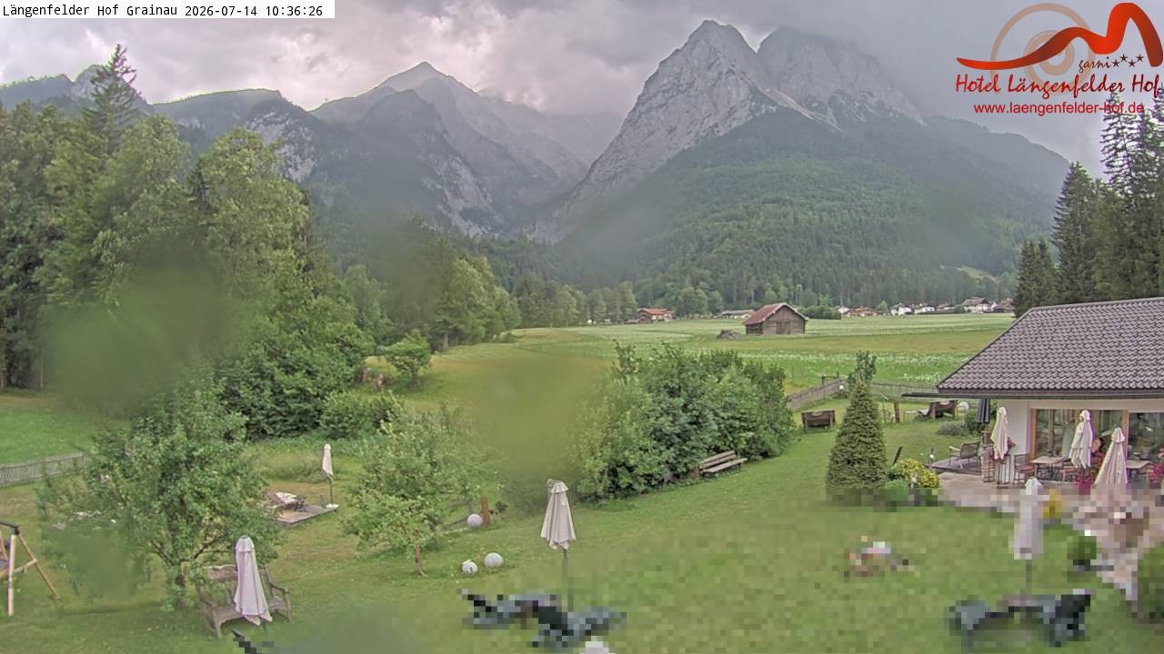Archiv Foto Webcam Zugspitzdorf Grainau: Längenfelder Hof