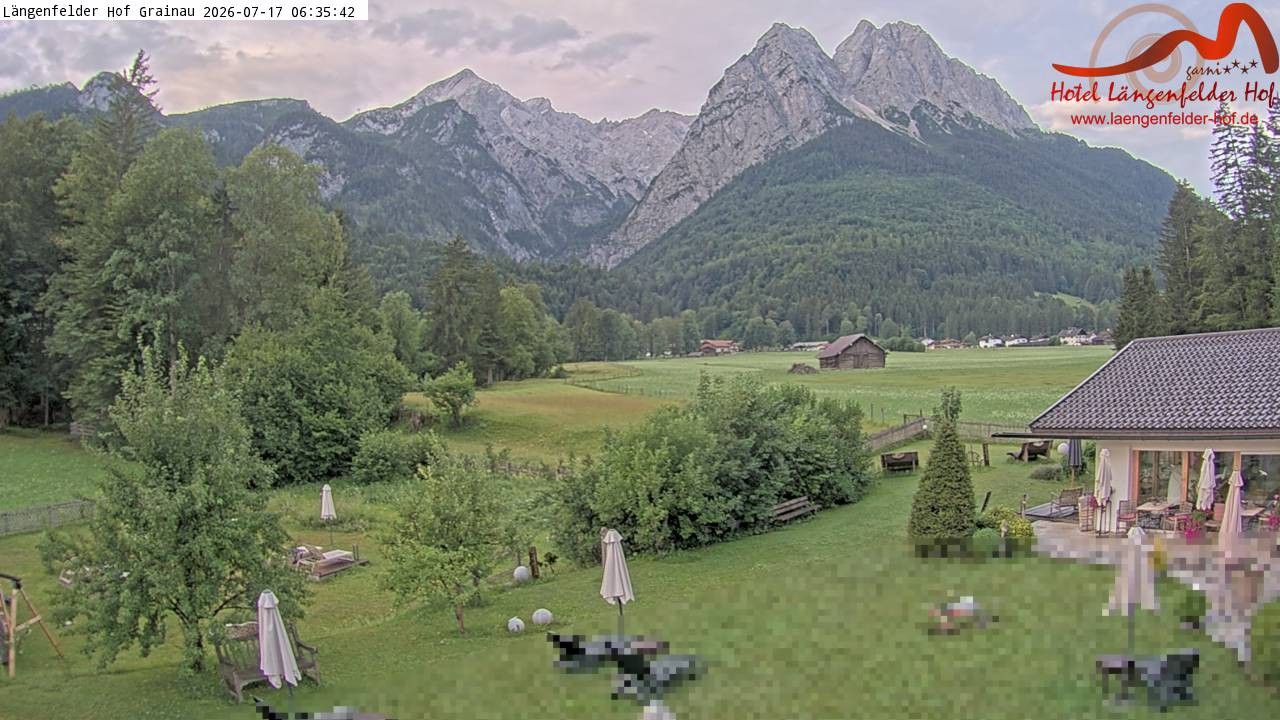 Archiv Foto Webcam Zugspitzdorf Grainau: Längenfelder Hof