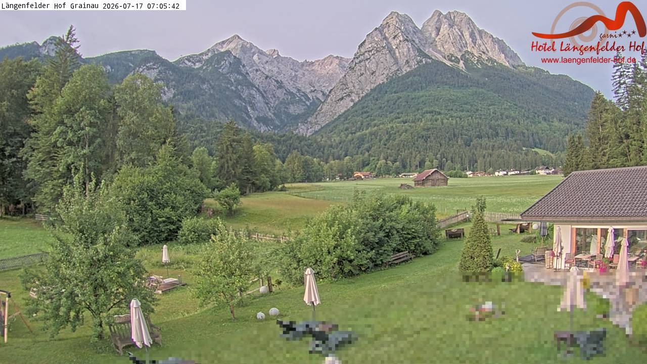 Archiv Foto Webcam Zugspitzdorf Grainau: Längenfelder Hof