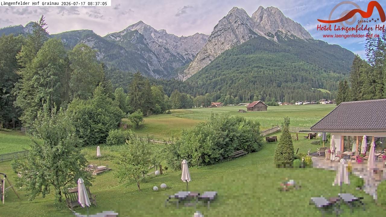 Archiv Foto Webcam Zugspitzdorf Grainau: Längenfelder Hof