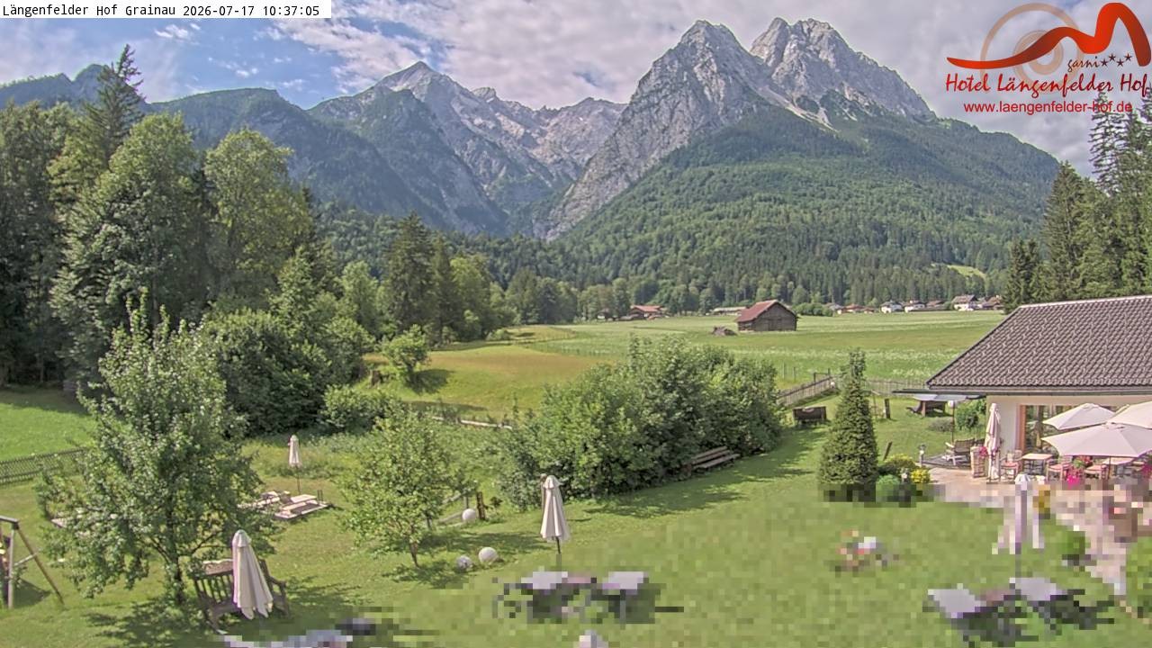 Archiv Foto Webcam Zugspitzdorf Grainau: Längenfelder Hof
