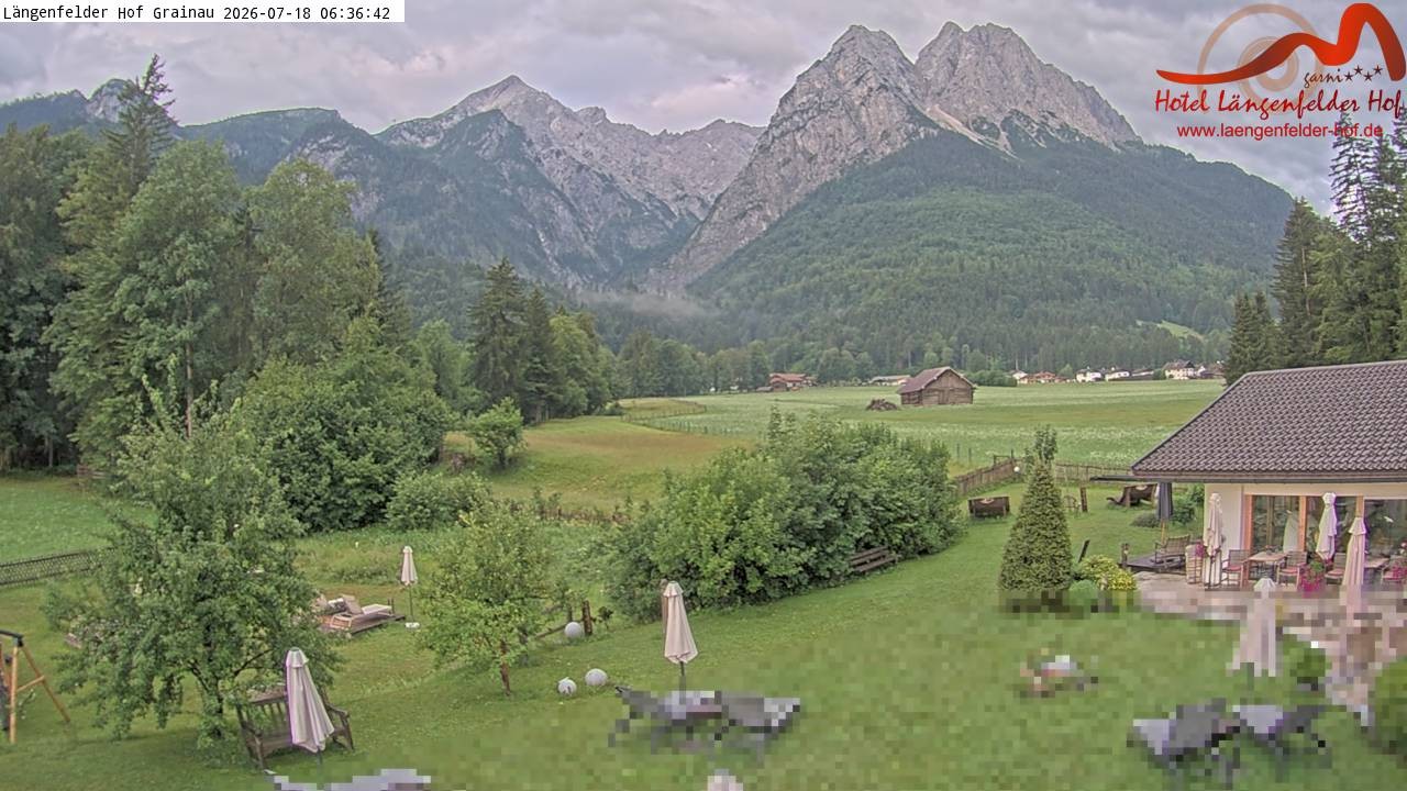 Archiv Foto Webcam Zugspitzdorf Grainau: Längenfelder Hof